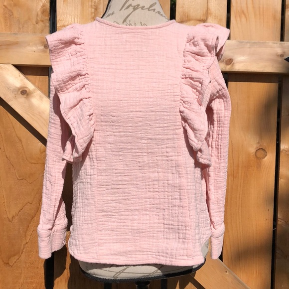 Lucky Brand Tops - Lucky Brand pink ruffle top size sm